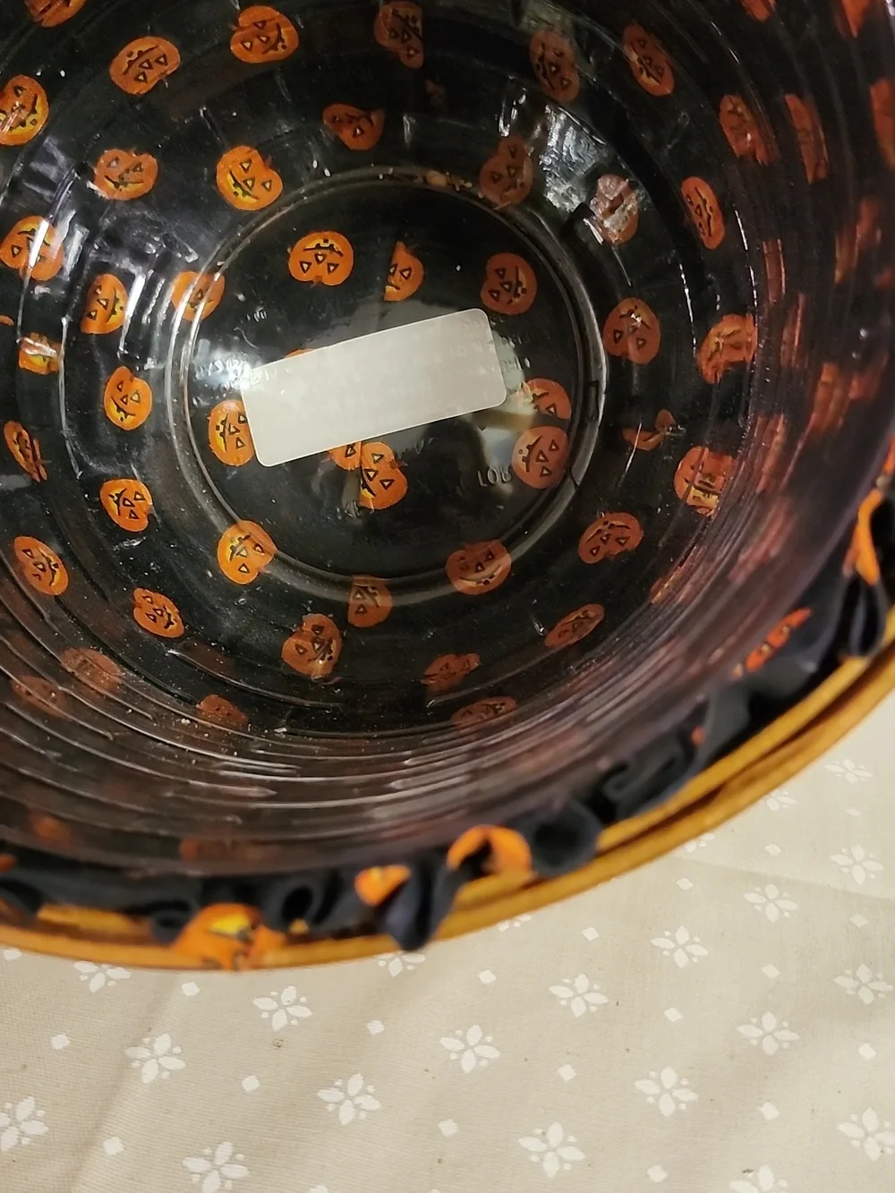 Longaberger 1995 Pumpkin Basket With Hand Painted Lid